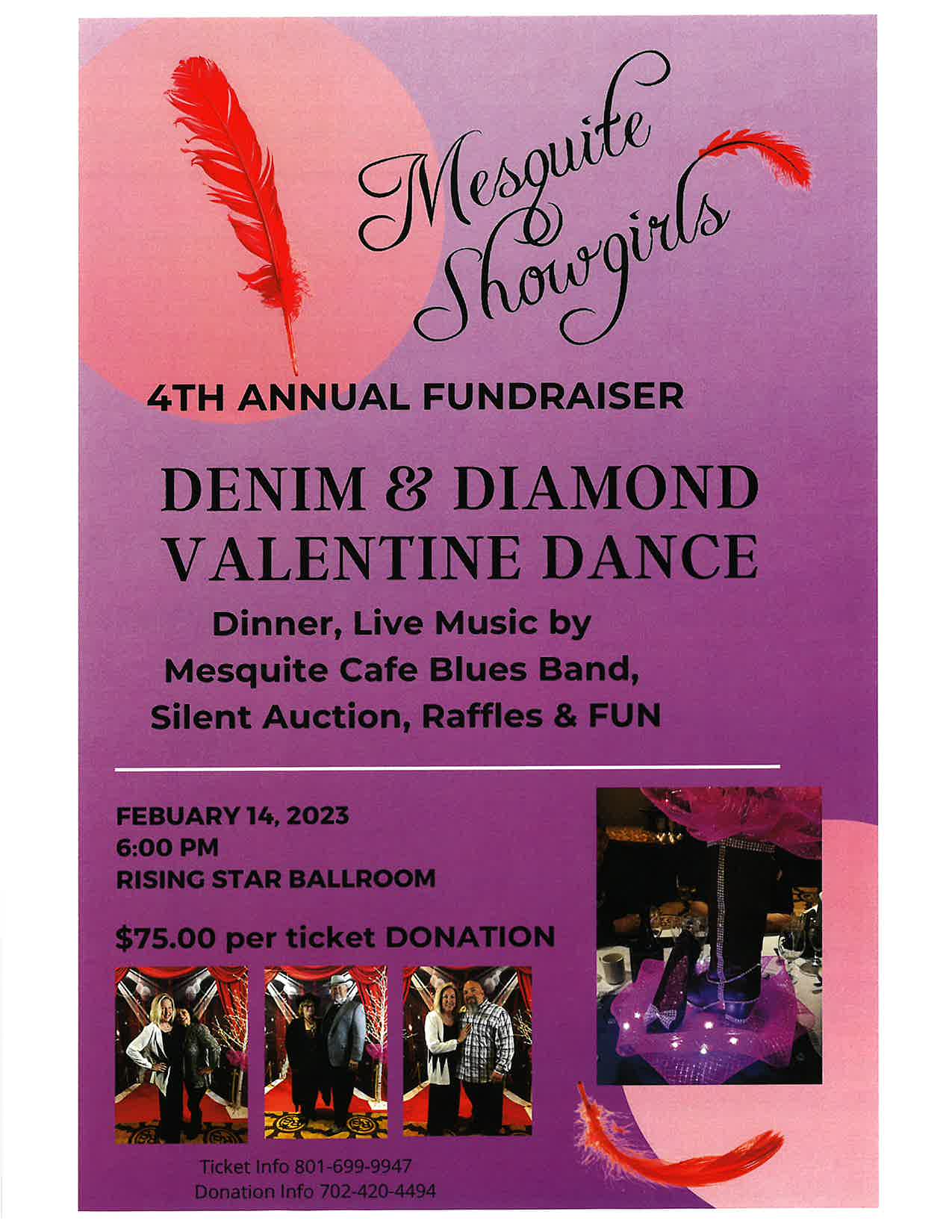 Denim and Diamond Valentine Dance Feb 14, 2023 Rising Star Sports